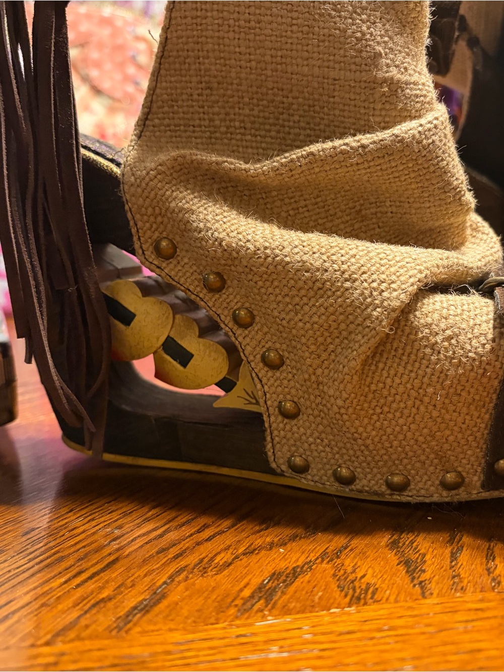 Irregular Choice NIB Woodstock natural 39.5/8.5 - Picture 3 of 7